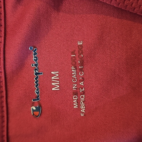 Champion Mediun Purple Half Zip Sweater - Picture 6 of 8